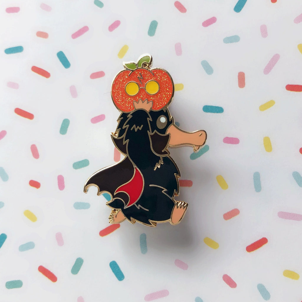 Runaway Halloween Thief Enamel Pin