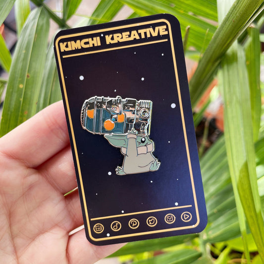 Runaway Egg Tank Enamel Pin