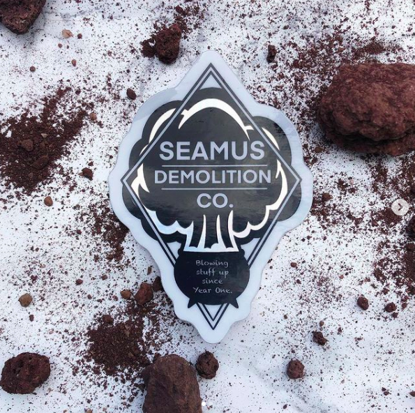 Seamus Demolition Holographic Sticker