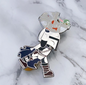 Runaway Sitter Enamel Pin